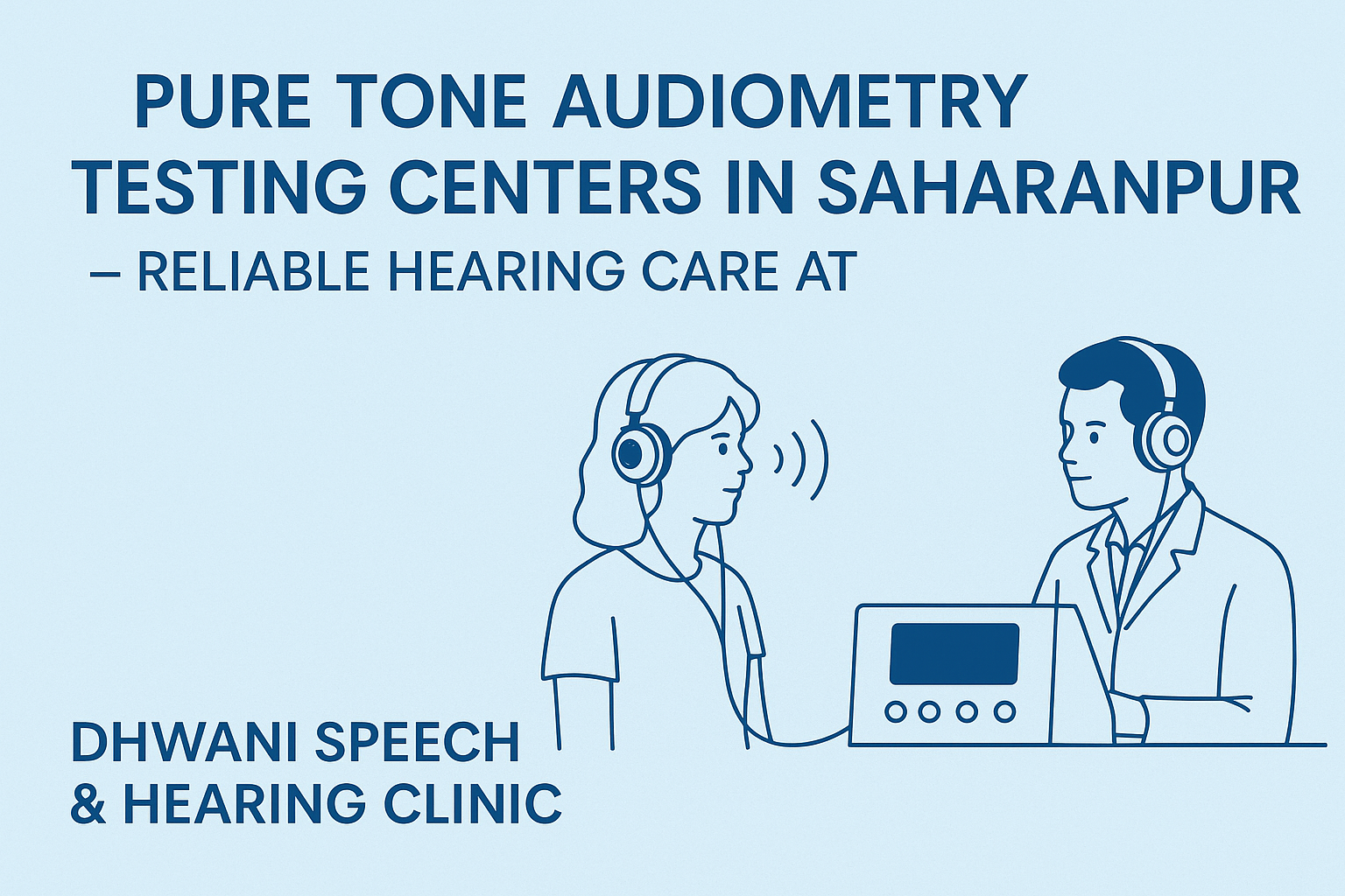 Otoacoustic Emission Doctors and Pure Tone Audiometry Testing Centers in Saharanpur – Reliable Hearing Care at Dhwani Speech & Hearing Clinic