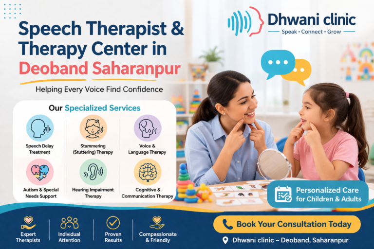 Speech Therapist & Therapy Center in Deoband Saharanpur