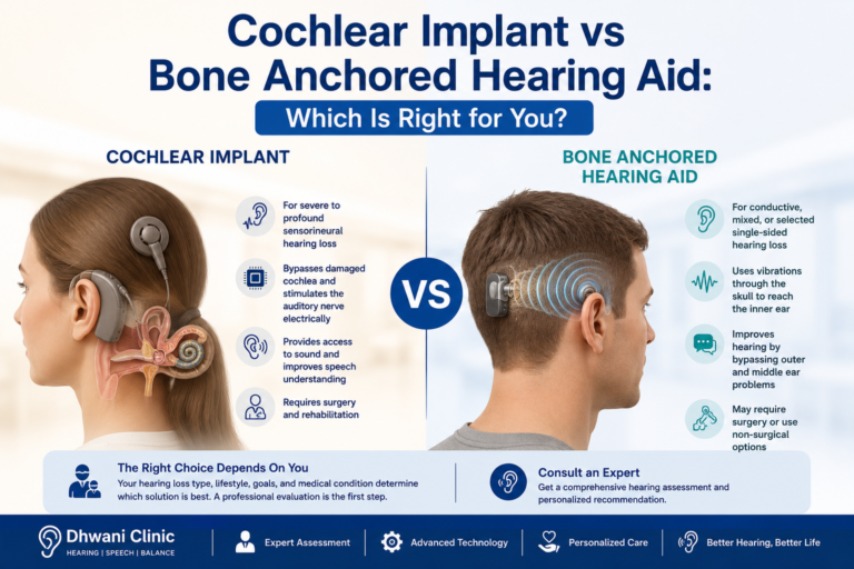 Cochlear Implant vs Bone Anchored Hearing Aid